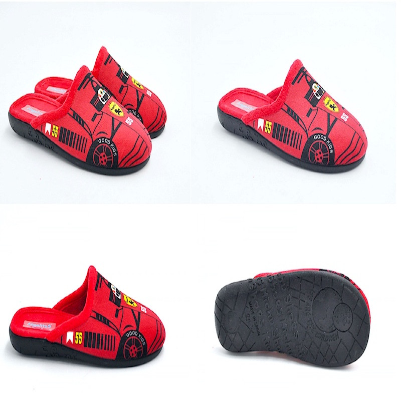 Made in Spain Formula 1 Slipper Boys EU28-EU32 Red